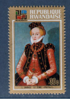 Rwanda, **, Yv 528, Mi 567A, SG 536, 'Jeune Homme', De Cranach Le Jeune, - Other & Unclassified