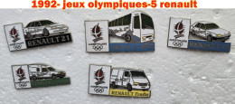 1992- Jeux Olympiques 5 RENAULT - Lots