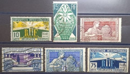 FRANCE N° 210 à 215 ARTS DÉCORATIFS. SÉRIE COMPLÈTE. OBLITERES. - Used Stamps