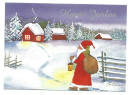 SANTA IS ARRIVING ON CHRISTMAS EVE! - FINLAND - - Santa Claus