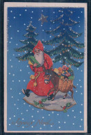 Joyeux Noël, Père Noël, Ane Et Cadeaux, Collage (630) - Kerstman