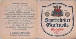 5005570 Bierdeckel Quadratisch - Saarbrücker Grafenpils - Beer Mats
