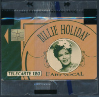 Télécartes France - Publiques N° Phonecote F192 - Jazz Vocal - Billie Holiday (50U - SO3 NSB) - 1991