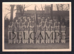 REAL PHOTO PORTUGAL GRUPO DE DESPORTISTAS MEDALHADOS DE UM CLUBE DESPORTIVO - A IDENTIFICAR - 1940's - Autres & Non Classés