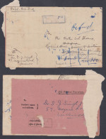 Inde British India 1944 Used Registered Cover, Lucknow, Refused, Return Mail, King George VI Stamps, Acknowledgement Due - 1936-47 King George VI