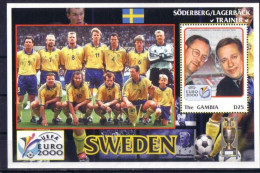 Gambia - 2000 - Euro: Sweden Trainer - Yv Bf 471 - Europei Di Calcio (UEFA)
