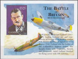 Gambia - 2000 - Battle Of Britain - Yv Bf 494L - Avions