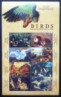 Gambia - 2000  - Birds Througr The Eyes Of Famous Painters - Yv 3260/67 - Gru & Uccelli Trampolieri