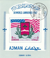 AJMAN Block 15,used - Used Stamps