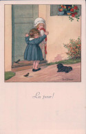 Ebner Pauli Illustrateur, La Peur, Enfant, Oiseaux Et Petit Chien (1321) - Ebner, Pauli