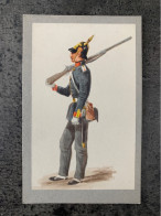 Cdv Militaire - Grand Duché De Baden - Strasbourg - Illustration Uniforme - Old (before 1900)