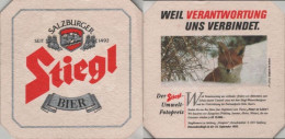 5005230 Bierdeckel Quadratisch - Stiegl - Beer Mats