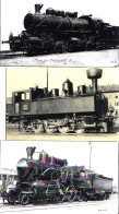 5 TRAIN , LOCOMOTIVE , YUGOSLAVIA 1930th - Trains