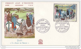 France - FDC -Berry -History-Hunting - 1960-1969
