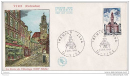 France- FDC - Vire-History - 1960-1969