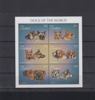 Gambia - 1997 - Dogs Of The World - Yv 2531/36 - Honden