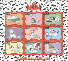 Gambia - 1997 - Disney: 101 Dalmatians - Yv 2280/88 - Disney