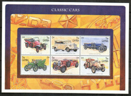 Gambia - 1996 - Transport: Cars - Yv 2034/39 - Coches