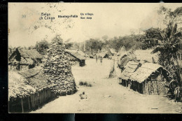Carte Avec Vue N° 43 - 39 - Stanley-Falls : Un Village - Obl. KAMBOVE  - 30/03/1914 - Entiers Postaux