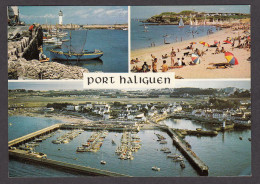 084340/ QUIBERON, Port-Haliguen, Le Phare, La Plage, Le Nouveau Bassin Des Yachts - Quiberon