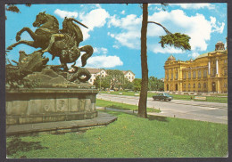 112445/ ZAGREB, Marshal Tito Square, Saint George Slaying The Dragon, Sveti George Ubija Zmaja - Croatie