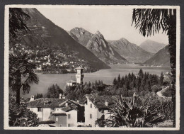 110082/ Lago Di Lugano, E Sfondo Di Porlezza  - Sonstige & Ohne Zuordnung