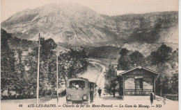 SAVOIE-Aix Les Bains-Chemin De Fer Du Mont-Revard-La Gare De Mouxy - ND 48 - Aix Les Bains