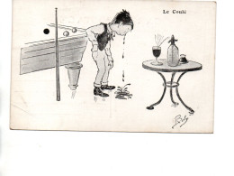 CP ( Sur BILLARD) Illustrée Par Boby -Le Coulé- - Other & Unclassified