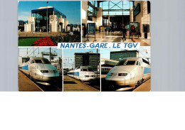 TGV Atlantique En Gare De Nantes - Gares - Avec Trains