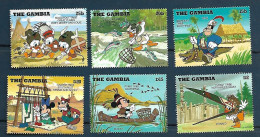 Gambia - 1995 - Disney: Cow-boys - Yv 1937/42 - Disney