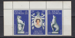 South Georgia 1978 25th. Ann. Of Coronation 3v ** Mnh (60076A) - Zuid-Georgia
