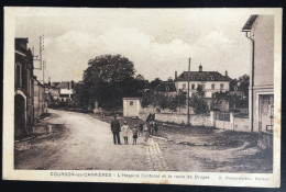 Courson-les-Carrières - L'hospice Cantonal. Animée, Circulée 1932 - Courson-les-Carrières