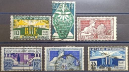 FRANCE N° 210 à 215 ARTS DÉCORATIFS. SÉRIE COMPLÈTE. OBLITERES. - Used Stamps