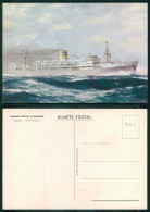 BARCOS SHIP BATEAU PAQUEBOT STEAMER [ BARCOS # 05161 ] - PORTUGAL COMPANHIA COLONIAL NAVEGAÇÃO PAQUETE PATRIA 4-964 - Steamers