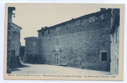 Gourdon, La Place Du Château (lt 10) - Gourdon