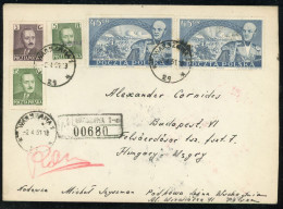 POLAND 1951. Nice Cover To Hungary - Storia Postale