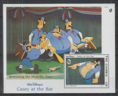 Gambia - 1993 - Disney: Casey At The Bat - Yv Bf 198 - Disney