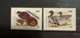 AUSTRALIA VICTORIA 1980 State Wildlife Conservation Stamps Birds 2v MNH - Other & Unclassified