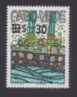 HUNDERTWASSER, Painting, Modern Art, Surcharge Overprint Cape Verde 1985 MNH RARE - Moderne