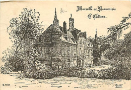 60 - Marseille En Beauvaisis - Le Château - CPA - Voir Scans Recto-Verso - Marseille-en-Beauvaisis