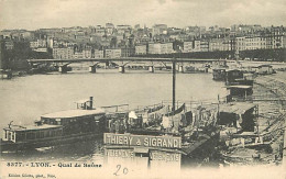 69 - Lyon - Quai De Saone - Précurseur - CPA - Voir Scans Recto-Verso - Sonstige & Ohne Zuordnung