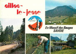 73 - Aillon Le Jeune - Multivues - Massif Des Bauges - CPM - Voir Scans Recto-Verso - Autres & Non Classés
