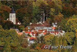 91 - Gif Sur Yvette - L'église Saint Rémi Et Une Partie Du Centre Ville (vue Prise Des Bois De La Colline D'en Face) - C - Gif Sur Yvette