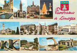 87 - Limoges - Multivues - Blasons - Carte Neuve - CPM - Voir Scans Recto-Verso - Limoges