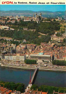 69 - Lyon - Vue Aérienne - Vallée De La Saone - Passerelle Du Palais De Justice - Saint Jean - Fourvière - CPM - Voir Sc - Other & Unclassified
