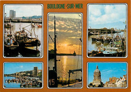 62 - Boulogne Sur Mer - Multivues - Bateaux - CPM - Carte Neuve - Voir Scans Recto-Verso - Boulogne Sur Mer