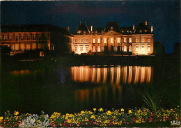 54 - Lunéville - Le Château Illuminé - Vue De Nuit - Fleurs - CPM - Voir Scans Recto-Verso - Luneville