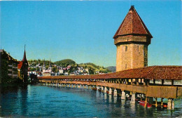 Suisse - LU Lucerne - Luzern - Kapellbrucke - Pont De Chapelle - CPM - Carte Neuve - Voir Scans Recto-Verso - Sonstige & Ohne Zuordnung