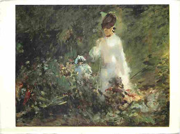 Art - Peinture - Edouard Manet - Jeune Femme Dans Les Fleurs - CPM - Voir Scans Recto-Verso - Peintures & Tableaux