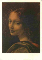Art - Peinture - Léonard De Vinci - La Vierge Aux Rochers - Détail - L'Ange - CPM - Voir Scans Recto-Verso - Peintures & Tableaux